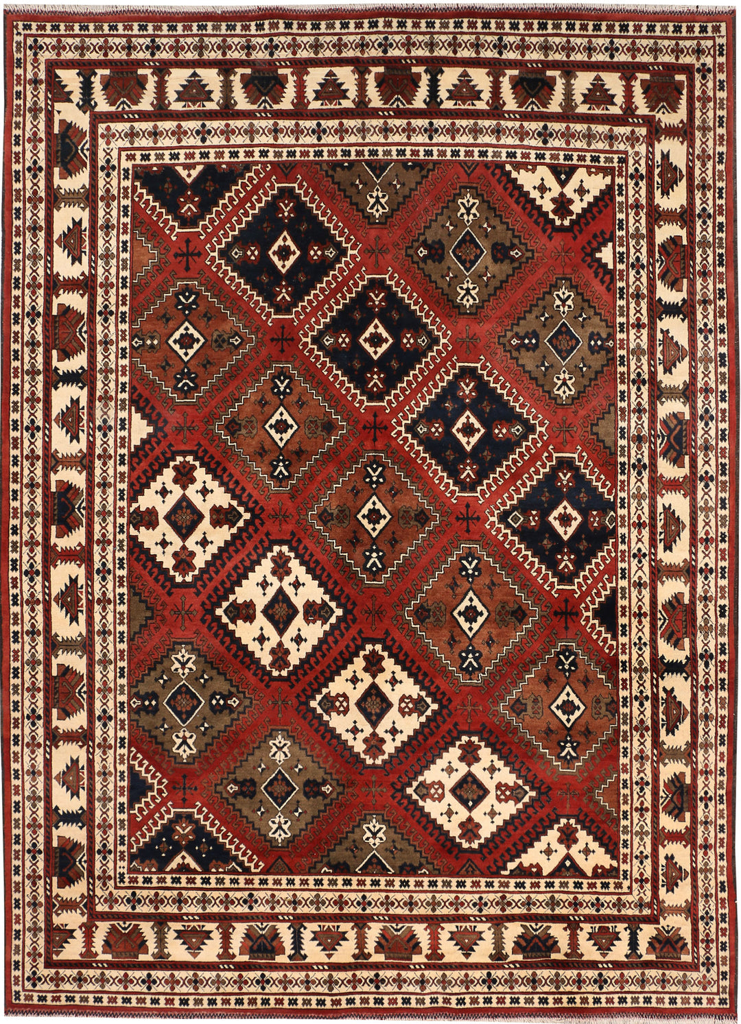 Brown Kargai 7' 1 x 9' 7 - No. 48584 - ALRUG Rug Store