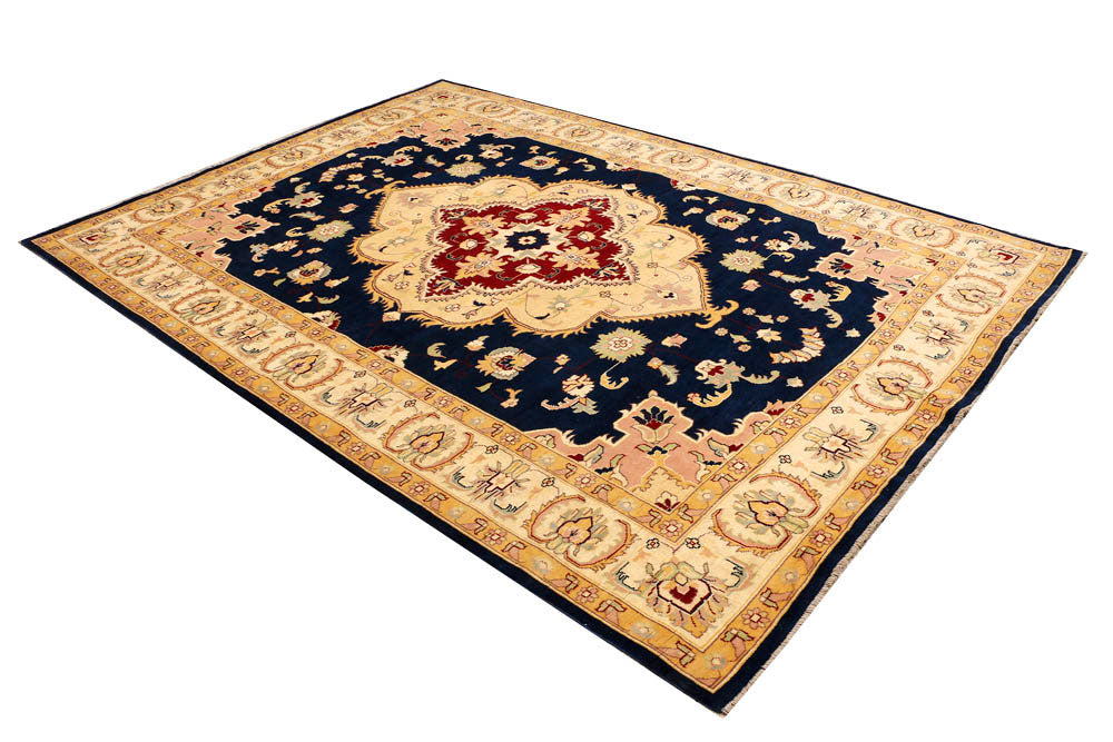Midnight Blue Isfahan 6' 8 x 9' 2 - No. 48665 - ALRUG Rug Store