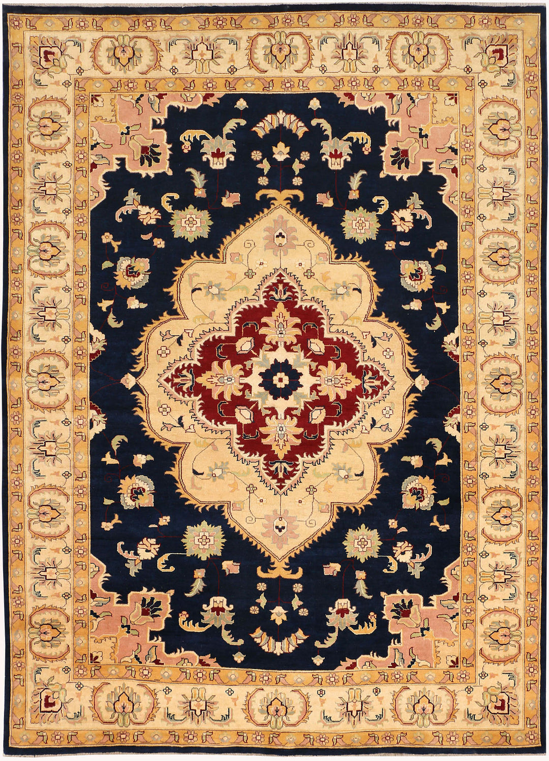 Midnight Blue Isfahan 6' 8 x 9' 2 - No. 48665 - ALRUG Rug Store