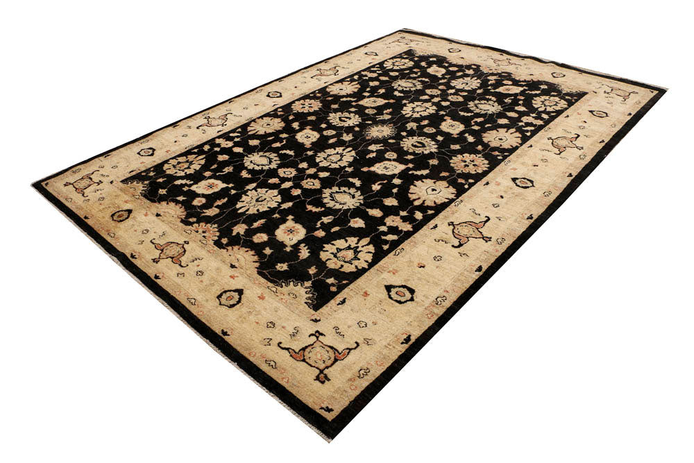 Black Oushak 6' 7 x 9' 5 - No. 48666 - ALRUG Rug Store