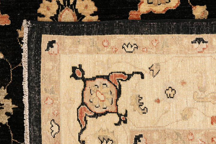 Black Oushak 6' 7 x 9' 5 - No. 48666 - ALRUG Rug Store