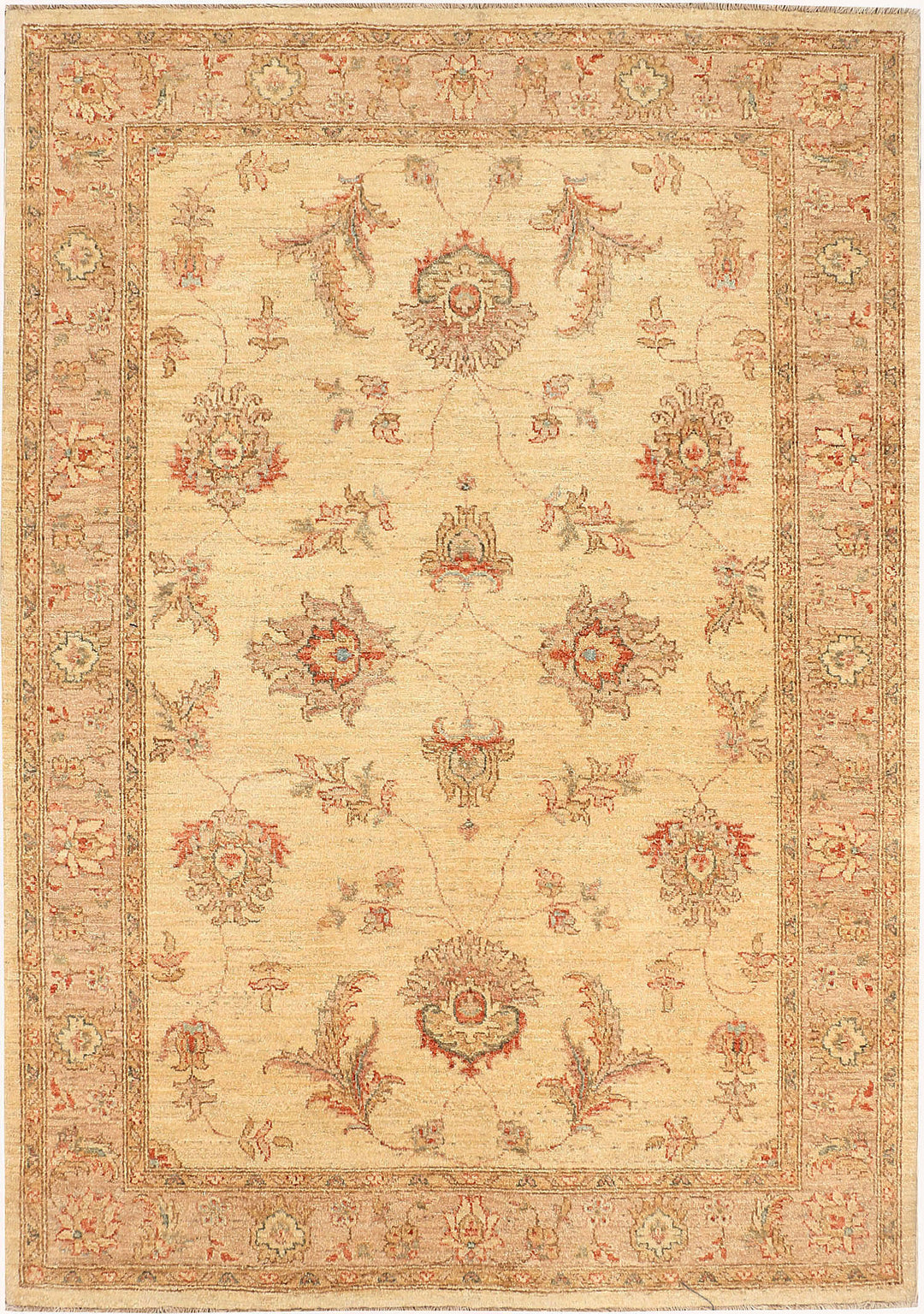 Wheat Oushak 4' 7 x 6' 7 - No. 48670 - ALRUG Rug Store