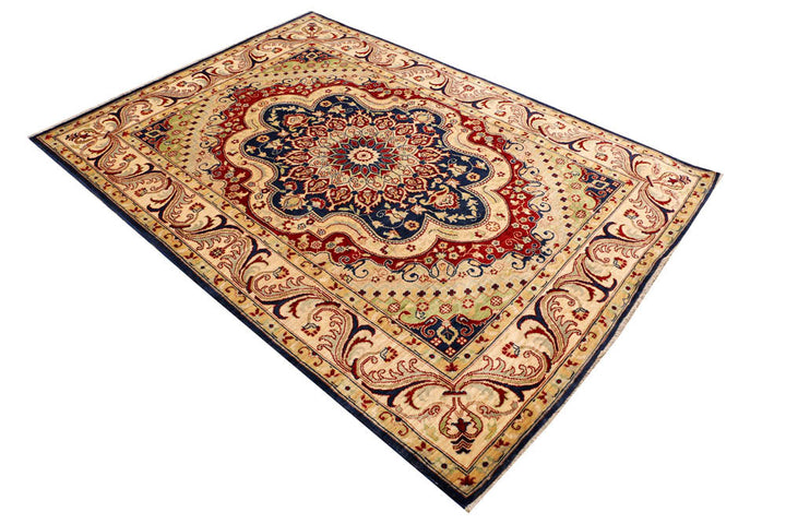 Midnight Blue Isfahan 4' 10 x 6' 8 - No. 48672 - ALRUG Rug Store