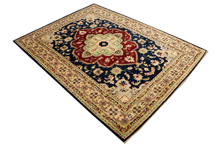 Midnight Blue Isfahan 4' 8 x 6' 4 - No. 48674 - ALRUG Rug Store