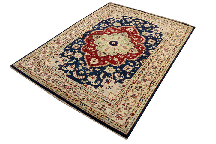 Midnight Blue Isfahan 4' 8 x 6' 4 - No. 48674 - ALRUG Rug Store