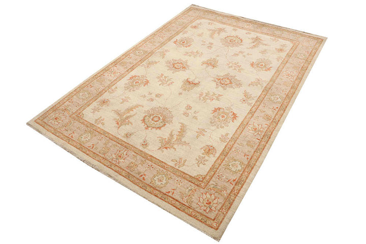 Wheat Oushak 4' 7 x 6' 8 - No. 48675 - ALRUG Rug Store