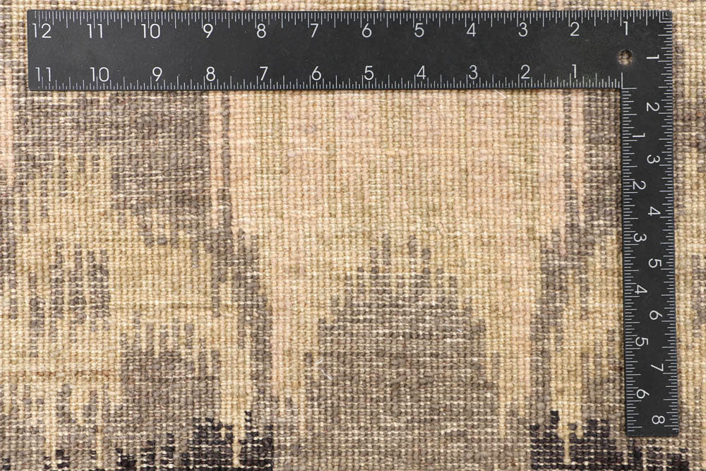 Tan Ikat 6' 4 x 9' 10 - No. 48678 - ALRUG Rug Store