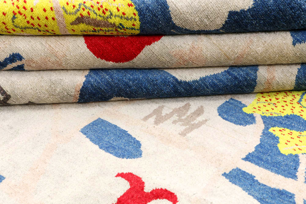 Gainsboro Ikat 6' 6 x 9' 4 - No. 48679 - ALRUG Rug Store