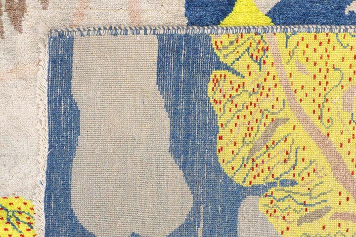 Gainsboro Ikat 6' 6 x 9' 4 - No. 48679 - ALRUG Rug Store