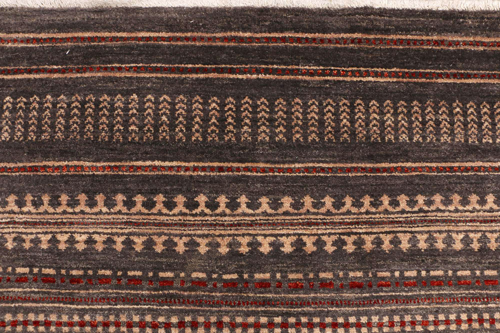 Saddle Brown Gabbeh 6' 8 x 9' 10 - No. 48680 - ALRUG Rug Store