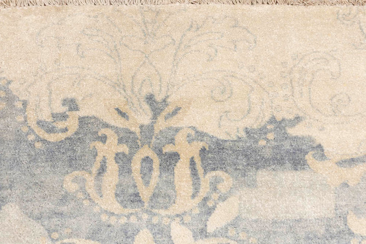 Dark Grey Ikat 6' 4 x 9' 5 - No. 48684 - ALRUG Rug Store