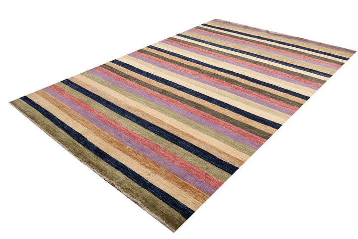 Multi Colored Gabbeh 6' x 8' 11 - No. 48685 - ALRUG Rug Store