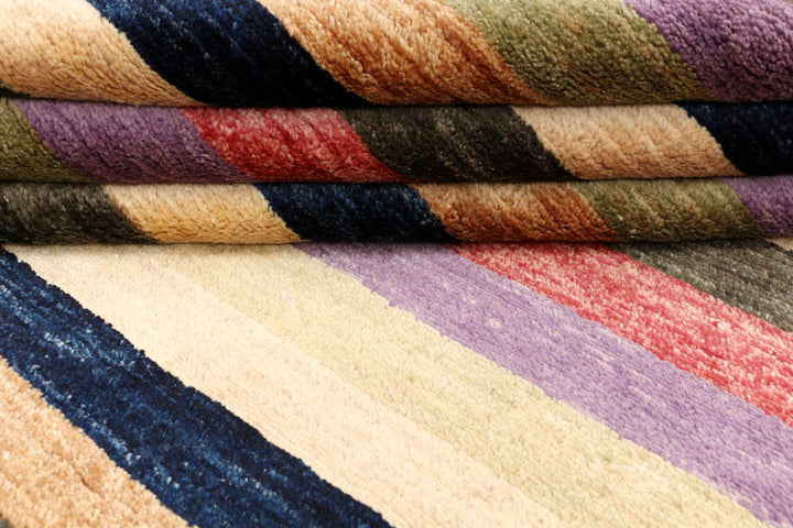 Multi Colored Gabbeh 6' x 8' 11 - No. 48685 - ALRUG Rug Store
