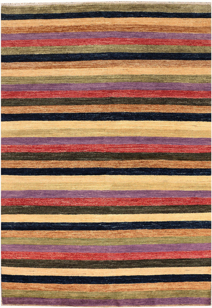 Multi Colored Gabbeh 6' x 8' 11 - No. 48685 - ALRUG Rug Store