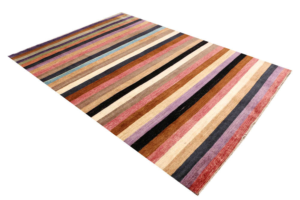 Multi Colored Gabbeh 6' 2 x 8' 8 - No. 48687 - ALRUG Rug Store