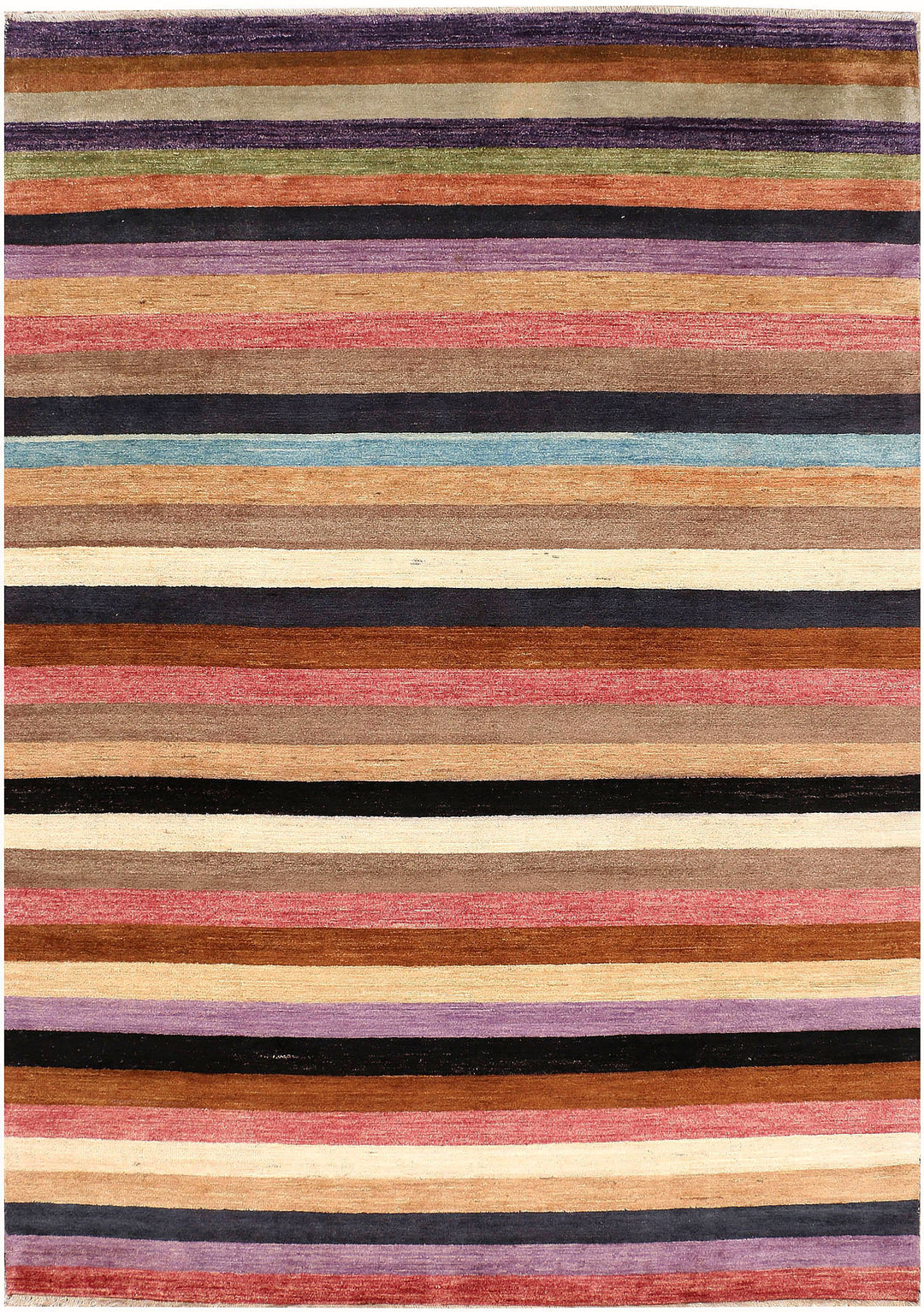 Multi Colored Gabbeh 6' 2 x 8' 8 - No. 48687 - ALRUG Rug Store