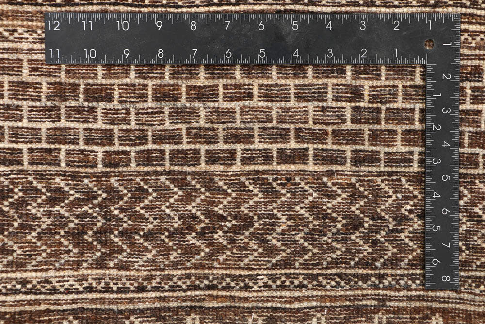 Saddle Brown Gabbeh 4' x 6' - No. 48690 - ALRUG Rug Store