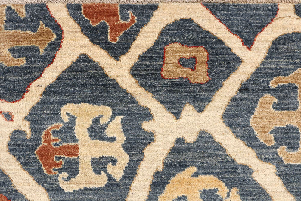 Light Slate Grey Ikat 5' x 7' 1 - No. 48693 - ALRUG Rug Store