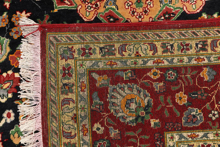 Black Kashan 6' 8 x 9' 9 - No. 48705 - ALRUG Rug Store