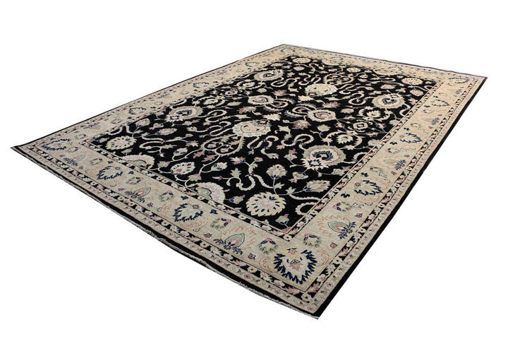 Black Ziegler 9' 10 x 13' 11 - No. 48707 - ALRUG Rug Store