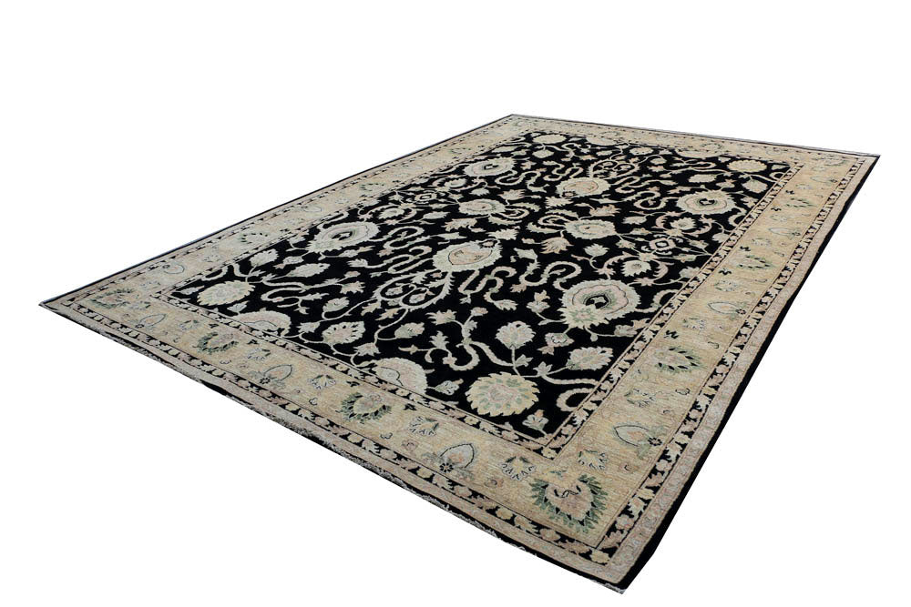 Black Ziegler 9' 10 x 14' - No. 48709 - ALRUG Rug Store