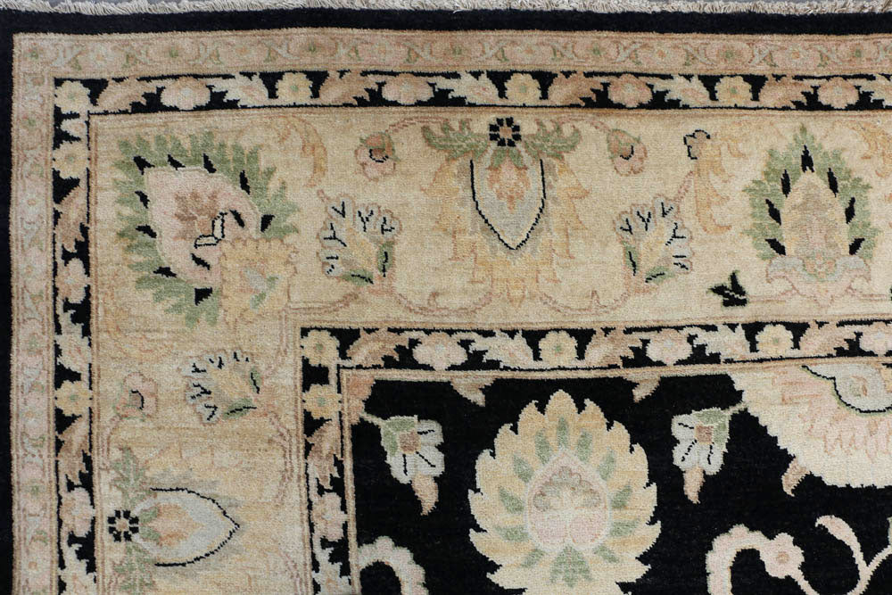 Black Ziegler 9' 10 x 14' 2 - No. 48710 - ALRUG Rug Store