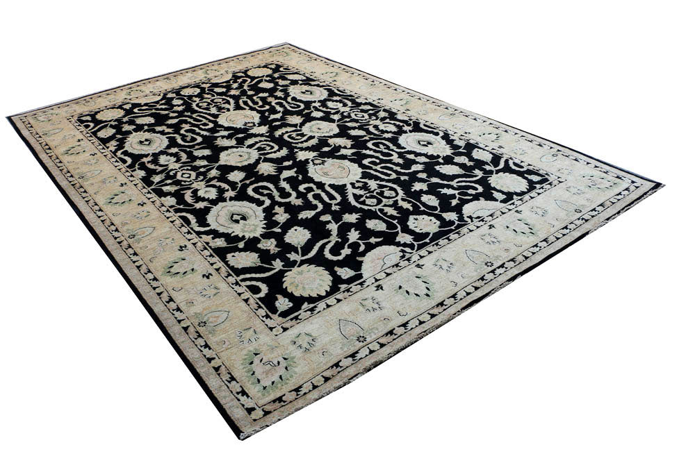 Black Ziegler 9' 10 x 14' 2 - No. 48710 - ALRUG Rug Store