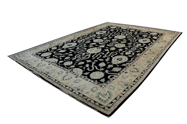 Black Ziegler 9' 10 x 14' 2 - No. 48710 - ALRUG Rug Store
