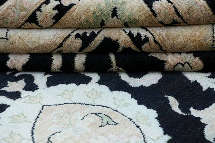 Black Ziegler 9' 10 x 14' 2 - No. 48710 - ALRUG Rug Store