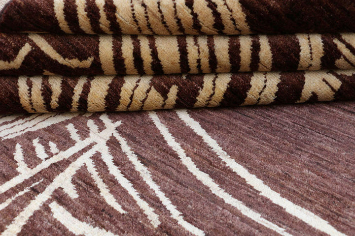 Saddle Brown Gabbeh 8' 6 x 11' 7 - No. 48714 - ALRUG Rug Store