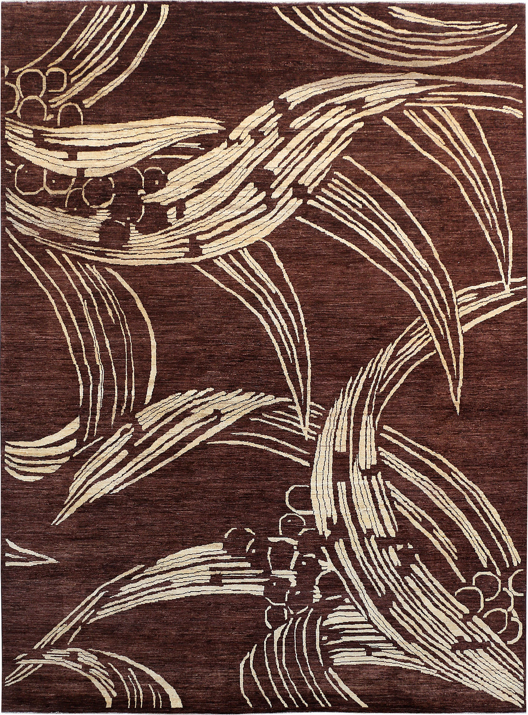 Saddle Brown Gabbeh 8' 6 x 11' 7 - No. 48714 - ALRUG Rug Store