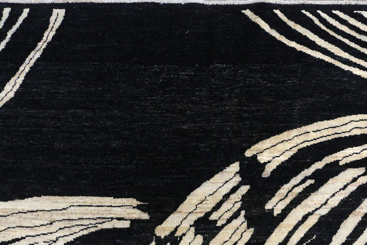 Black Gabbeh 9' 10 x 13' - No. 48717 - ALRUG Rug Store
