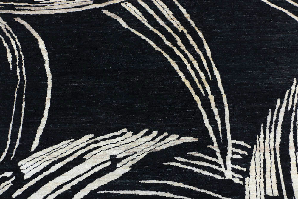 Black Gabbeh 9' 10 x 13' - No. 48717 - ALRUG Rug Store