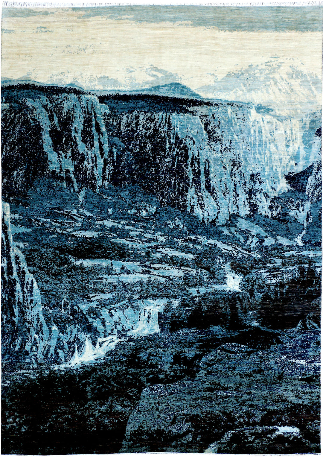 Multi Colored Designer 9' 11 x 13' 11 - No. 48719 - ALRUG Rug Store