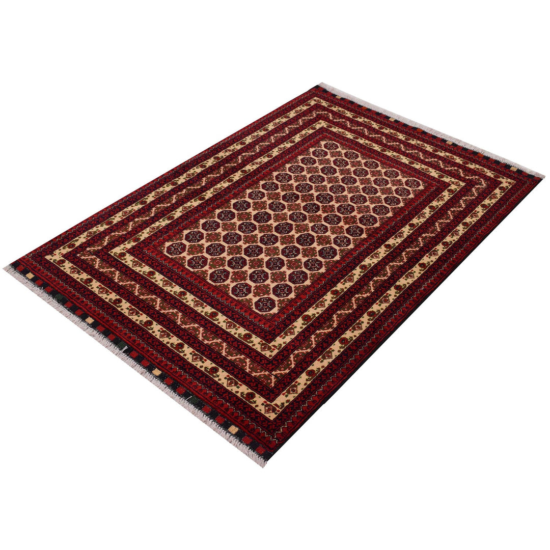 Khoja Roshnai Rug 3' 3" x 4' 8" - No. AL64152