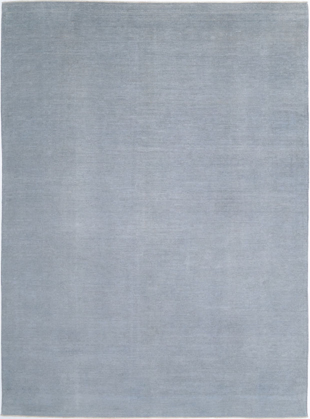 Hand Knotted Overdye Wool Rug 9' 0" x 12' 3" - No. AT47139