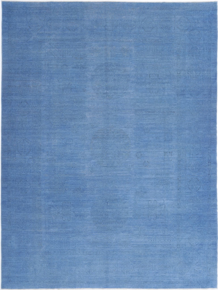 Hand Knotted Overdye Wool Rug 8' 10" x 12' 1" - No. AT35195