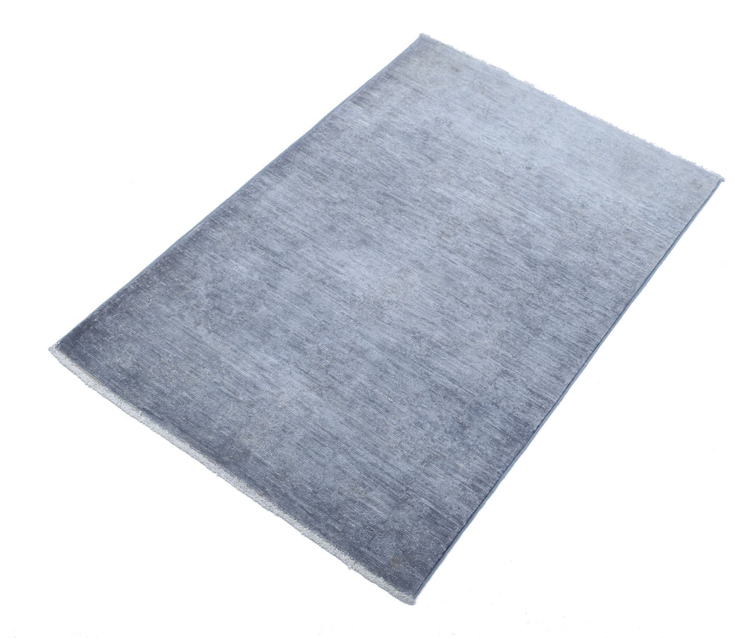 Hand Knotted Overdye Wool Rug 2' 1" x 3' 3" - No. AT67248