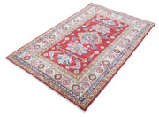 Hand Knotted Royal Kazak Wool Rug 3' 10" x 6' 0" - No. AT77620