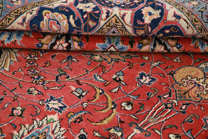 Hand Knotted Persian Tabriz Wool Rug 8' 11" x 12' 4" - No. AT47801