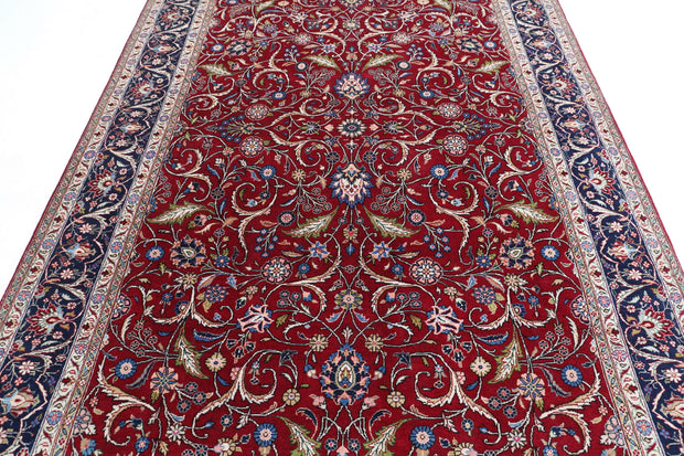 Hand Knotted Persian Tabriz Wool Rug 6' 7" x 9' 11" - No. AT23562