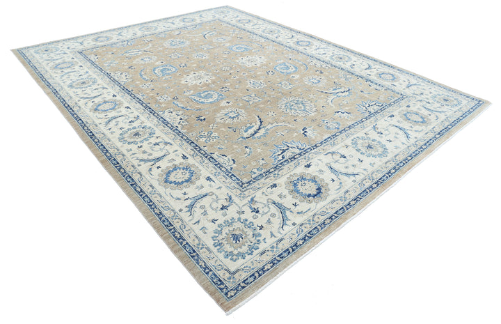 Hand Knotted Serenity Wool Rug 9' 2" x 11' 8" - No. AT86377
