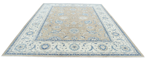 Hand Knotted Serenity Wool Rug 9' 2" x 11' 8" - No. AT86377