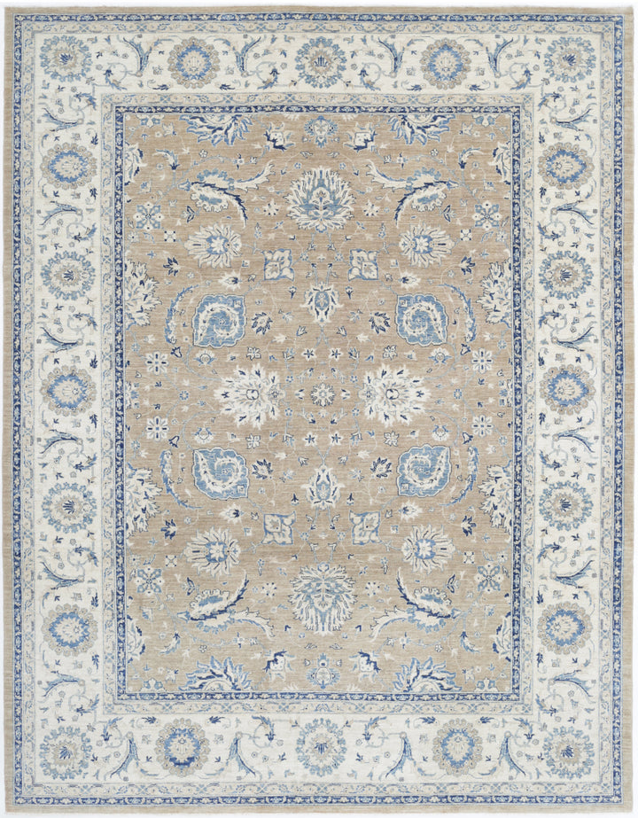 Hand Knotted Serenity Wool Rug 9' 2" x 11' 8" - No. AT86377