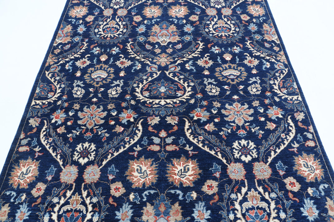 Hand Knotted Artemix Wool Rug 5' 4" x 7' 6" - No. AT58618