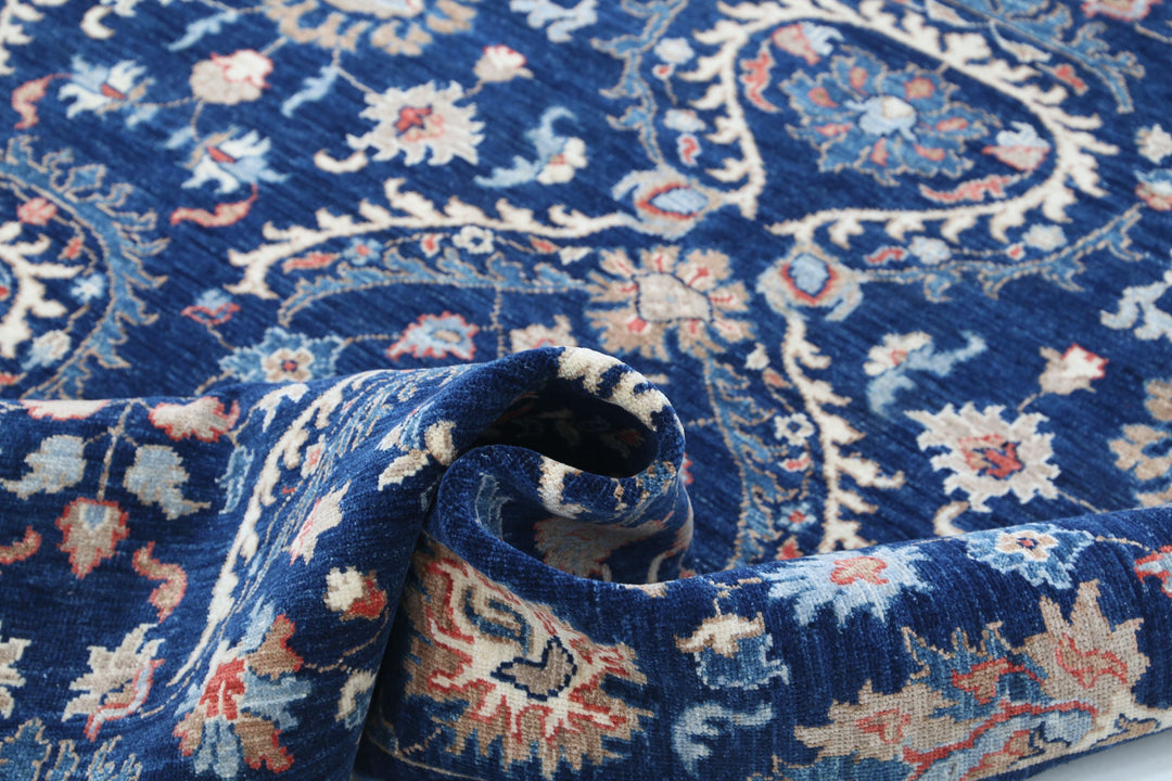 Hand Knotted Artemix Wool Rug 5' 4" x 7' 6" - No. AT58618