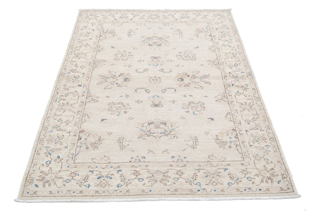 Hand Knotted Serenity Wool Rug 3' 10" x 5' 9" - No. AT37662