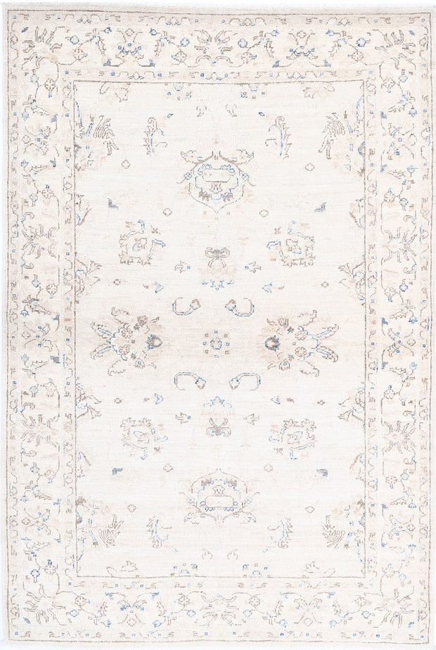 Hand Knotted Serenity Wool Rug 3' 10" x 5' 9" - No. AT37662