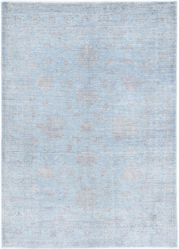 Hand Knotted Serenity Wool Rug 4' 1" x 5' 8" - No. AT43712