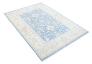 Hand Knotted Serenity Wool Rug 4' 2" x 5' 9" - No. AT27797